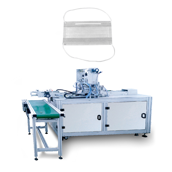 Fully Automatic Medical 1+1 Head Mounted Flat Face Mask Machine